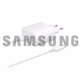 Įkroviklis Samsung EP-TA845 baltas 45W (No Package) + Type-C 180cm laidas / 100% Genuine /