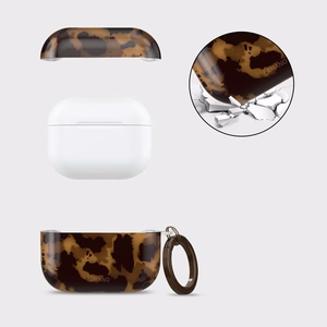 "Tech-Protect Lamano" dėklas "AirPods Pro 1 / 2" - juodas ir rudas