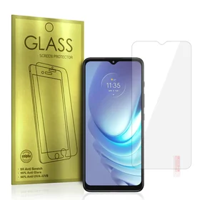 Grūdintas stiklas (m) - auksinis skirtas MOTOROLA MOTO E13 4G/OPPO A18/A38/A58 5G/SAMSUNG A13 4G/A13 5G/REALME C21Y (be pirštų atspaudų atrakinimo)