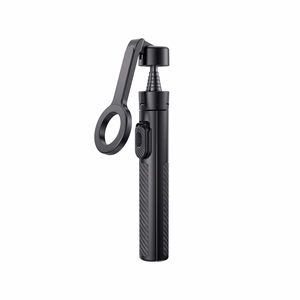 XO SS37 Bluetooth asmenukių lazda-trikojis, juoda, magnetinė, skirta MagSafe, 124cm