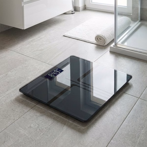 Bathroom scale ADLER AD 8194s STRIPES rechargeable USB-C Black