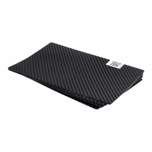 Plėvelė galiniam dangteliui 180 x 120 mm 10 vnt. - karbonas