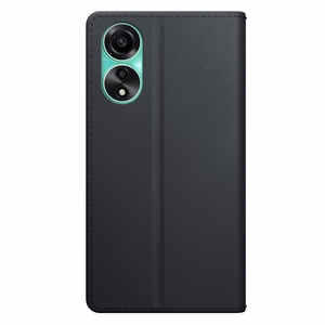 3mk Wallet Case piniginės tipo dėklas Oppo A78 4G - juodas
