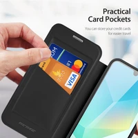 Dėklas Dux Ducis Skin X Pro skirtas Samsung A165 A16 4G/A166 A16 5G juodas