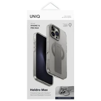 Uniq Heldro Max Magclick įkrovimo dėklas iPhone 16 Pro Max - permatomas