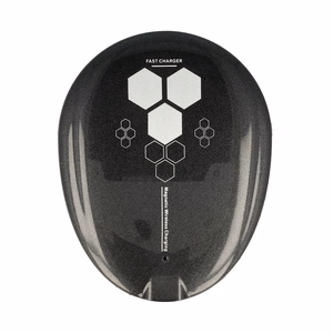 Беспроводное индукционное зарядное устройство QI Universal Fast Charge магнитное C01 15W чёрное (мин.2A)