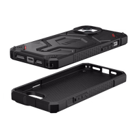UAG Monarch dėklas telefonui iPhone 15 Plus - juodas kevlaras