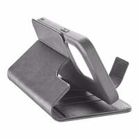 Cellularline Book Agenda - dėklas iPhone 15 Pro Max with MICROBAN coating (juodas)