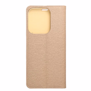 LUNA Book Gold dėklas telefonui XIAOMI Redmi 15C (173,16 x 81,07 x 8,2) auksinis