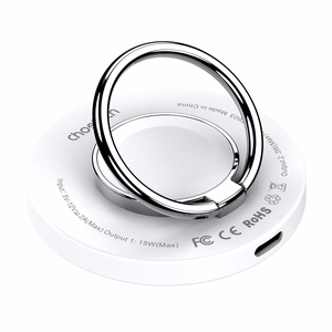 Индуктивное зарядное устройство MagSafe Choetech T603-F с держателем (белый)