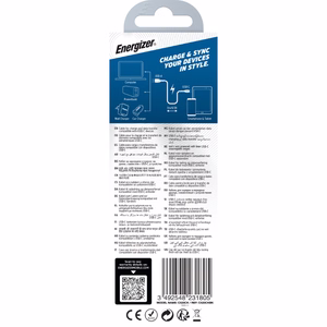 Energizer Ultimate C520CKBK USB-A–USB-C įkrovimo ir duomenų laidas, 2 m, juodas