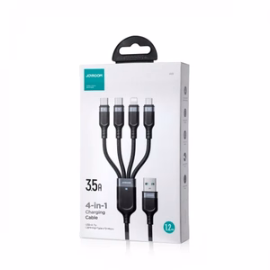 USB laidas Joyroom 4in1 / S-1T4018A18 juodas 120cm