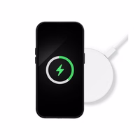 Dėklas Mag Leather Case Apple iPhone 16 Plus tamsiai violetinis