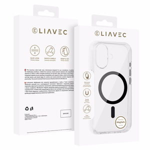 Liavec Pure dėklas skirtas Iphone 17 juodas