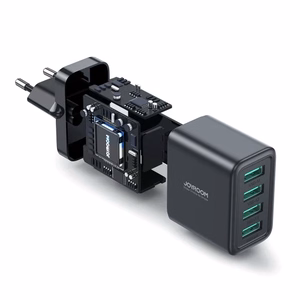 Įkroviklis Joyroom JR-TCN03 juodas 24W (4xUSB)
