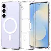 Spigen Ultra Hybrid Magnētinis MagSafe dėklas Samsung Galaxy S25 FE - skaidrus ir baltas