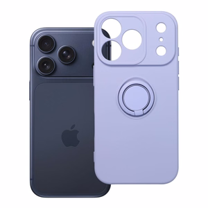 SILIKONINIS ŽIEDAS dėklas telefonui IPHONE 17 Pro violetinis