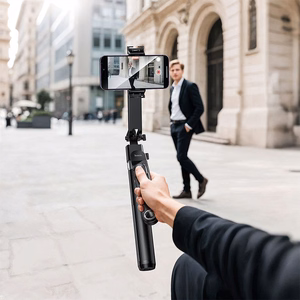 Selfie stick Hoco tripod with remote control 360 degree with auto face tracking K32 black