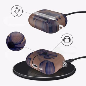 Tech-Protect Lamano deklas AirPods Pro 1 / 2 - rudas-violetinis