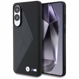 BMW odinis didelių juostų Magnetinis dėklas telefonui Samsung Galaxy S25 Edge - juodas