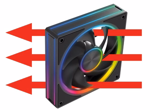 MODECOM VOLCANO LOOP 120 ARGB FAN Juoda