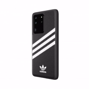 Adidas OR formuotas PU dėklas Samsung Galaxy S20 Ultra - juodas ir baltas