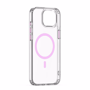 Etteri Spalvotas Magnetinis dėklas telefonui iPhone 14 6,1" rožinė