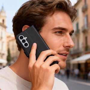 Tech-Protect Piniginė Dėklas for Samsung Galaxy A57 5G - juodas