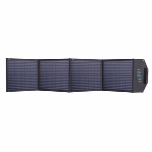 Choetech SC009-V2 saulės sulankstomas įkroviklis 100W USB-C / 2x USB-A PD QC - juodas