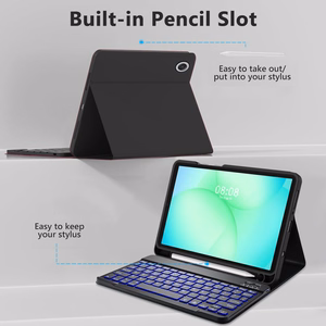 Tech-Protect SC Pen Case for Samsung Galaxy Tab A9 / A11 8.7 X110 / X115 / X133 / X135 - Black