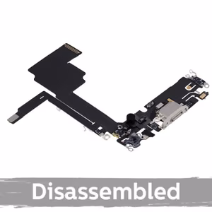 Įkrovimo jungtis suderinama su iPhone 15 Pro / White Titanium / (100% originalus / išardytas)