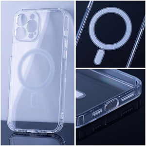 Clear Mag Cover (MID) dėklas iPhone 15 Clear Mag Cover (