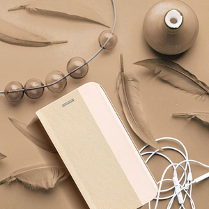 SENSITIVE knygos dėklas telefonui HUAWEI P30 Lite auksinis