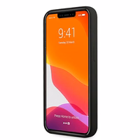 Ferrari FESSIHCP13SBK iPhone 13 mini 5.4" juodas/juodas kietas dėklas silikoninis