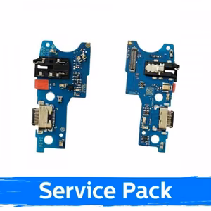 Krovimo lizdas skirtas Samsung A145P A14 su lanksčiąją jungtimi / plata (Service Pack)