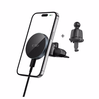 Tech-Protect mm15W-V5 magnetinis MagSafe automobilio laikiklis ventiliacijai/CD lizdui juodas