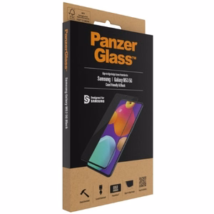PanzerGlass E2E Regular apsauginis stiklas Samsung Galaxy M53 - su juodu rėmeliu