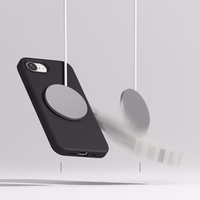 Ringke Silikoninis Magsafe iPhone 16e dėklas - juodas