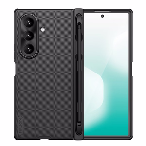 Nillkin Super Frosted Shield Fold dėklas Samsung Galaxy Z Fold 7 su S Pen Space - juodas