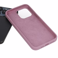 Dėklas telefonui Silicone Lite for Iphone 16e - pilkas (m)