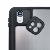 Crong PrimeFolio – dėklas iPad Air 11” (2026-2024) / iPad Air 10.9” (5th-4th gen.) / iPad Pro 11" (2022-2021) (juodas/Clear)