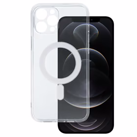 TEL PROTECT MagSilicone dėklas telefonui Iphone 12 Pro Max permatomas