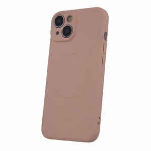 Simple Color Mag dėklas for Samsung Galaxy A17 4G / A17 5G rožinis