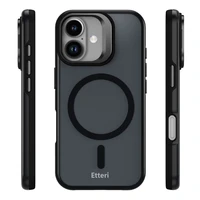 Etteri Morning Fog dėklas for iPhone 16 6,1" juodas