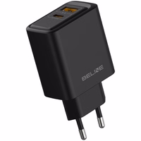 Tinklo įkroviklis Beline 45W USB-A/USB-C BLN2CB45 juodas