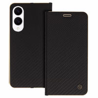 Wonder Frame anglies dėklas telefonui Samsung Galaxy S25 Edge juodas