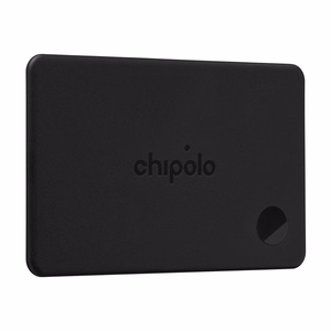 „Chipolo CARD“ – belaidis, įkraunamas, plonas „Bluetooth“ sekiklis, skirtas „iOS“ ir „Android“ įrenginiams, anglies spalvos