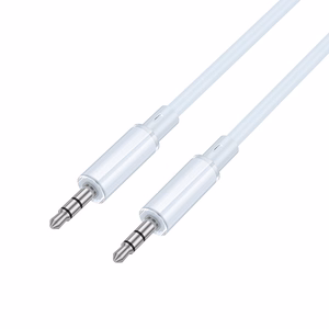 Borofone Kabelis AUX BL21 Lemon - 3,5 mm audio kištukas į 3,5 mm audio kištuką - 1 metro ilgio mėlynas kabelis