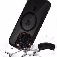 Liavec Hybrid MagSafe dėklas telefonui iPhone 15 Pro Max pilkas