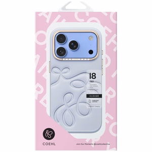 Uniq Coehl Cloude Magnetic Charging dėklas iPhone 18 Pro / 17 Pro – mėlynas